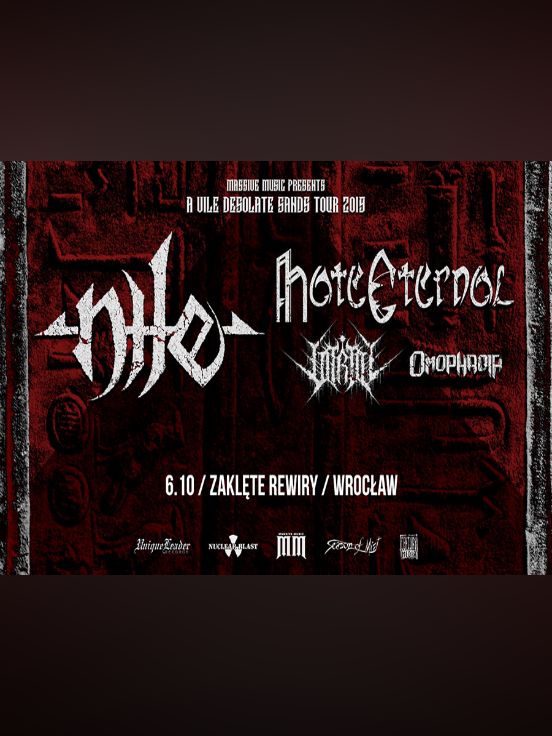 Nile, Hate Eternal + supports