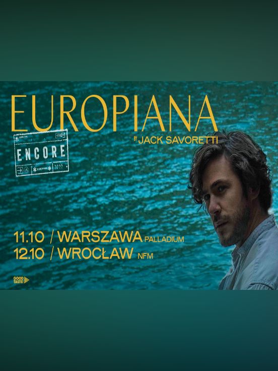 Jack Savoretti EUROPIANA TOUR
