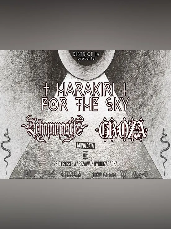 Harakiri For The Sky + Schammasch + Groza