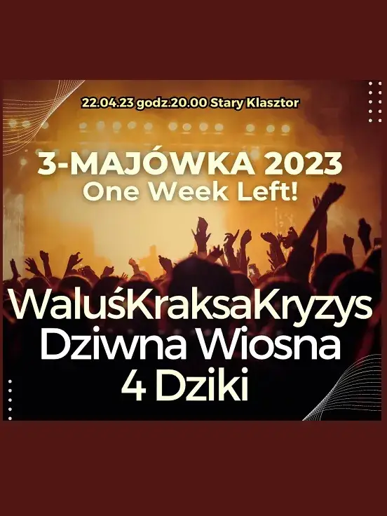 3 - Majówka 2023 - one week left!